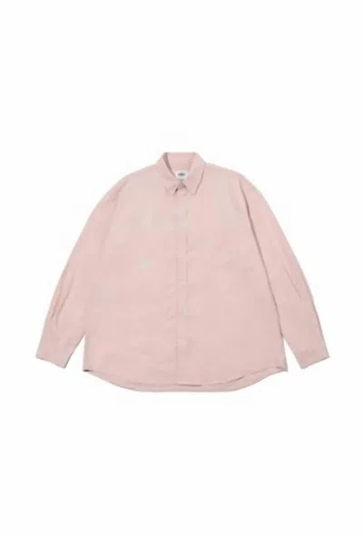 Kappy Relaxed Cotton Shirt In Light Pink
