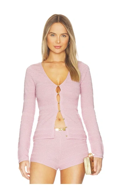 Kapri Lila Cardigan In Pink