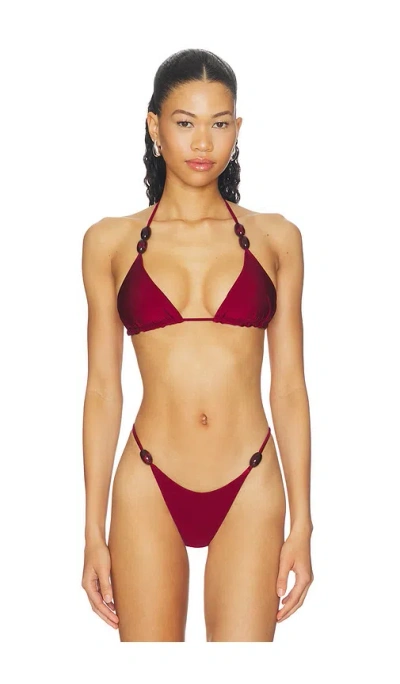 Kapri Sienna Bikini Top In Red