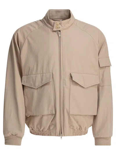 Kaptain Sunshine Beige Cotton Jacket In Brown