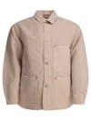 Kaptain Sunshine Hemp Blend Overshirt Jacket Jackets And Coats Beige In Pink