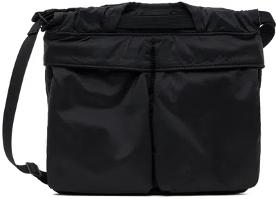 Kaptain Sunshine Flight Padded Nylon-ripstop Messenger Bag In Black