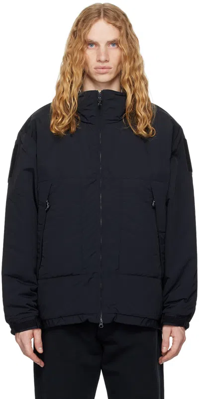 Kaptain Sunshine Black Mil Puffer Jacket