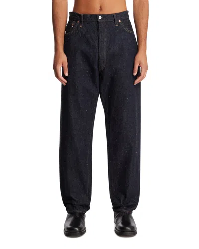 Kaptain Sunshine Blue 5p Selvedge Five-pocket Jeans In Black