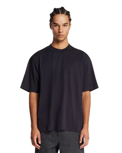 Kaptain Sunshine Blue Cotton Crewneck T-shirt