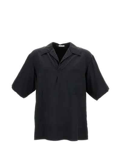 Kaptain Sunshine Chest-pocket Shirt In Black