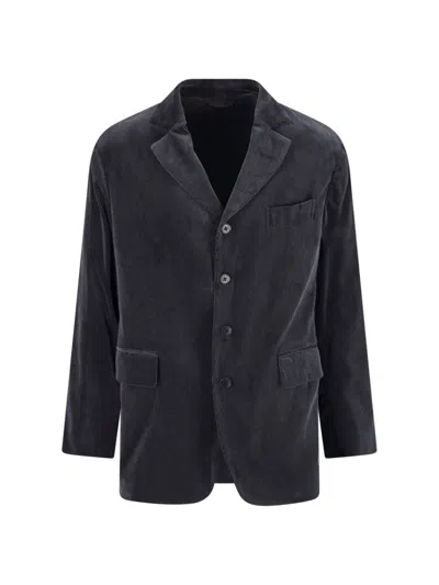 Kaptain Sunshine Corduroy Blazer Jacket In Blue