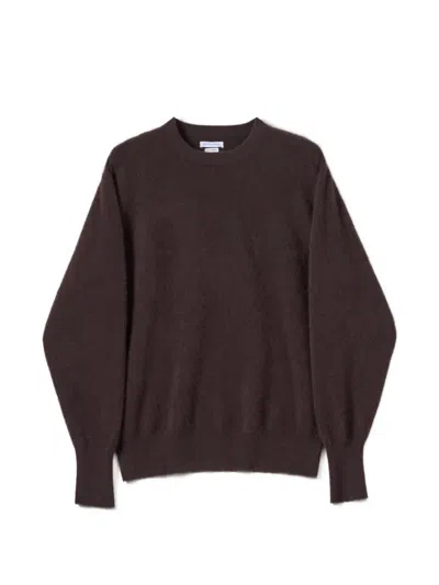 Kaptain Sunshine Crew-neck Cashmere Sweater In Brown