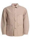 Kaptain Sunshine Hemp Blend Overshirt Jacket Jackets And Coats Beige In Pink
