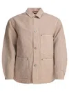 Kaptain Sunshine Hemp Blend Overshirt Jacket Jackets And Coats Beige In Pink