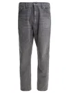 Kaptain Sunshine Washed Grey Denim Jeans In Gray
