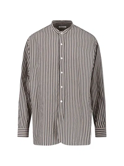 Kaptain Sunshine Men's 100% Cotton Button-up Shirt In Brown