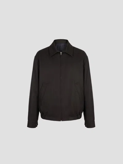 Kaptain Sunshine Mini Blouson Jacket In Ink Black