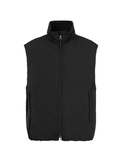 Kaptain Sunshine Padded High-neck Gilet In Black