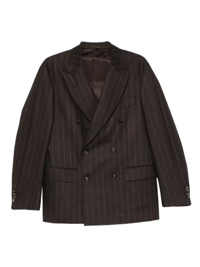 KAPTAIN SUNSHINE PINSTRIPE DOUBLE-BREASTED JACKET
