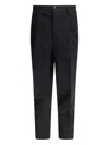 Kaptain Sunshine Pleated Pinstripe Trousers In Blue