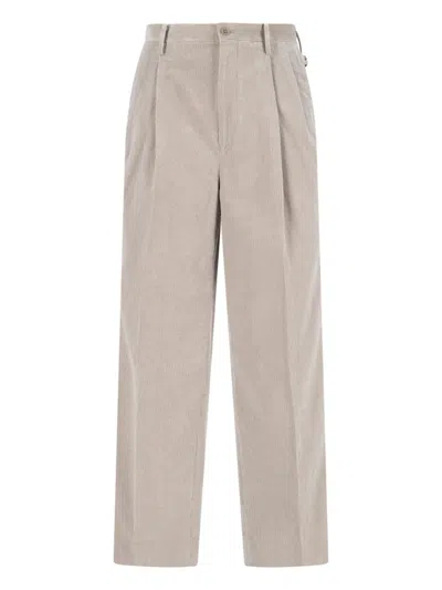 Kaptain Sunshine Pleated Wide-leg Trousers In Brown