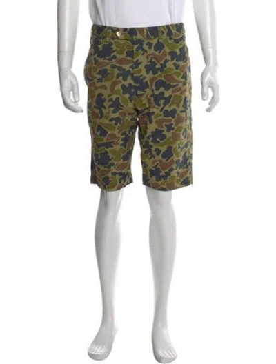 Pre-owned Kaptain Sunshine Printed Cargo Shorts In Multi
