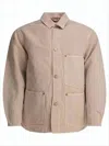 Kaptain Sunshine Hemp Blend Overshirt Jacket Jackets And Coats Beige In Multi