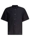Kaptain Sunshine Short-sleeve Button-down Shirt In Black