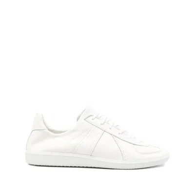 Kaptain Sunshine Panelled Sneakers In White