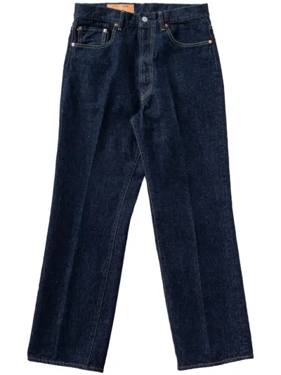 Kaptain Sunshine Indigo 5p Zipper Front Jeans In Indigo One Wash