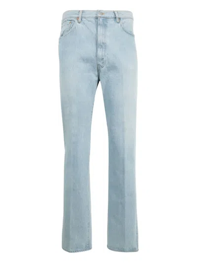KAPTAIN SUNSHINE SKATE SHOECUT LIGHT-WASH JEANS