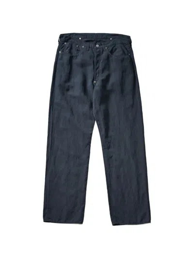 Kaptain Sunshine Straight-leg Trousers In Blue