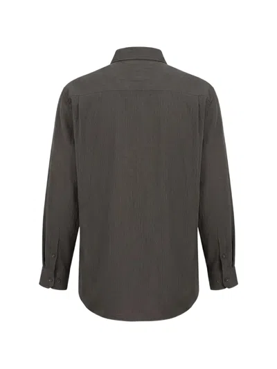 Kaptain Sunshine Striped-pattern Shirt In Animal Print