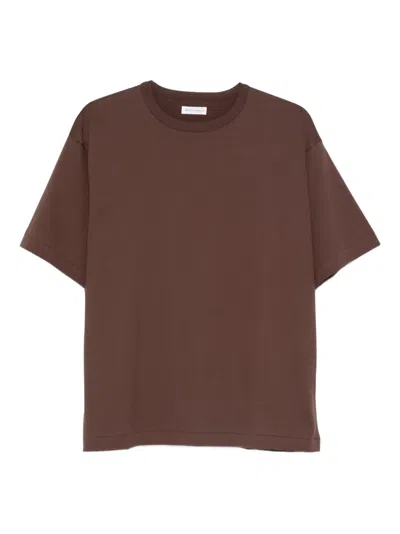 KAPTAIN SUNSHINE SUVIN COTTON SUEDE TENJIKU S/S CREW-NECK T-SHIRT