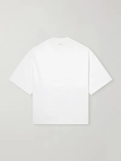 Kaptain Sunshine Suvin Supima Cotton-jersey T-shirt In White