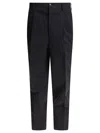 Kaptain Sunshine Pleated Pinstripe Trousers In Blue