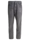 Kaptain Sunshine Washed Grey Denim Jeans In Gray
