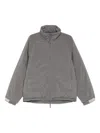 Kaptain Sunshine Zippped-pocket Jacket In Gray