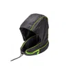Kapture Black / Green Room Travel Pillow Set -  Basic In Black/green