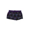 Kapture Black Women's Neo Plants Shorts In Black