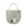 Kapture Women's Grey Moomin & Little My Tote Bag In Grey