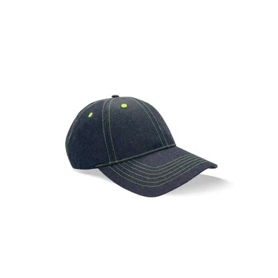 Kapture Men's Blue  Slider Denim Cap