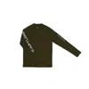 Kapture Men's Dayglow Comfyfit Recycled Rashguard - Dark Green In Green