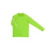 Kapture Men's Dayglow Comfyfit Recycled Rashguard - Neon Green In Green