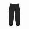 Kapture Men's Side Pocket Travel Jogger Pants - Black In Black