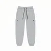 Kapture Men's Side Pocket Travel Jogger Pants - Grey In Grey