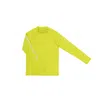Kapture Men's Yellow / Orange Dayglow Comfyfit Recycled Rashguard - Yellow In Yellow/orange