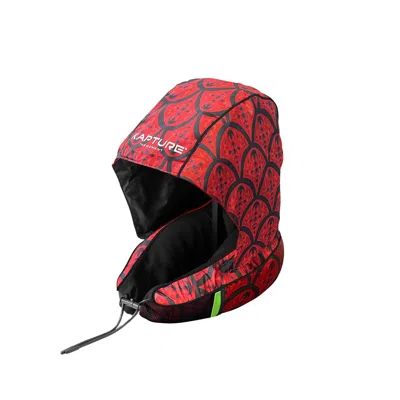 Kapture Red The Fire Creation Travel Pillow Set - Fish Scales