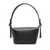 Kara Crystal-strap Leather Tote Bag In Black