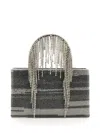 Kara Rhinestone Embellished Shoulder Bag In Multicolour
