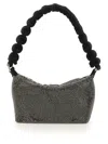 Kara Chainmail-effect Shoulder Bag In Charcoal