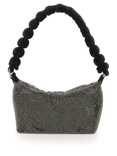Kara Bag With Knotted Handle In Gray
