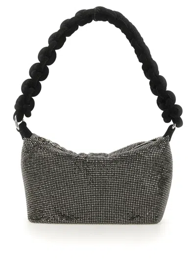 Kara Bag With Knotted Handle In Grey