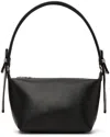 Kara Black Double Bow Shoulder Bag In Black